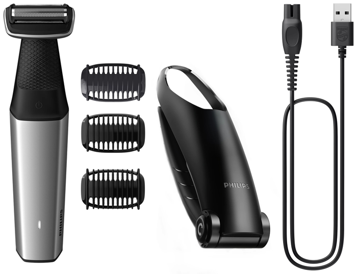 Philips Bodygroom Serie 5000 BG5021/15 Negro y Plata