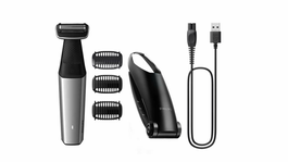 Philips BODYGROOM Series 5000 BG5021/15 Recortador Corporal e Íntimo Impermeable para Hombres