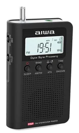 Aiwa RSD-45BK Radio digital portátil con pantalla LCD