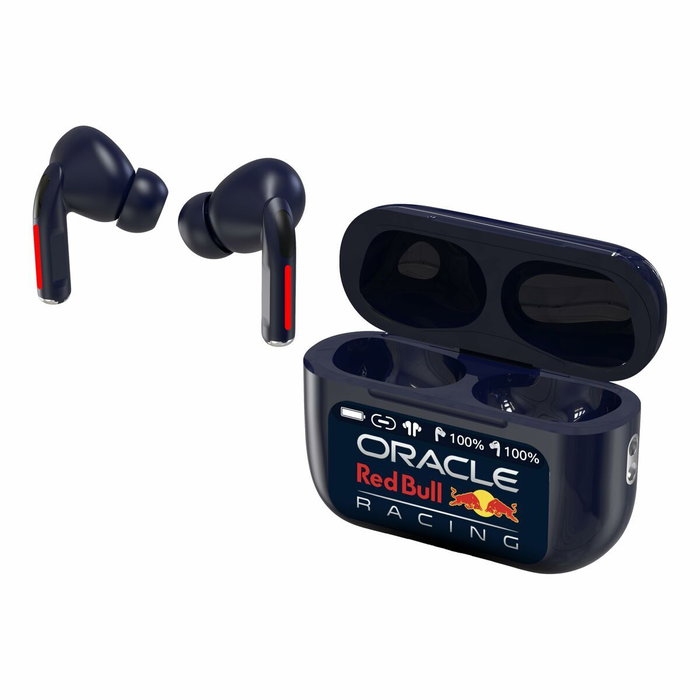 Red Bull Racing Auriculares NITRO Inalámbricos Bluetooth con Estuche de Carga Azul