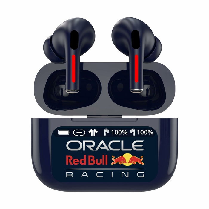 Red Bull Racing Auriculares NITRO Inalámbricos Bluetooth con Estuche de Carga Azul