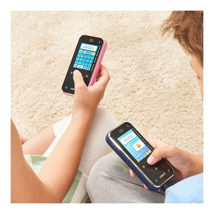 VTech Kidizoom Snap Touch Teléfono Inteligente para Niños 6+ Rosa con Cámara 2MP, Pantalla Táctil 6.1 cm, Bluetooth, Juegos y MP3 - VTech Kidizoom Snap touch pink