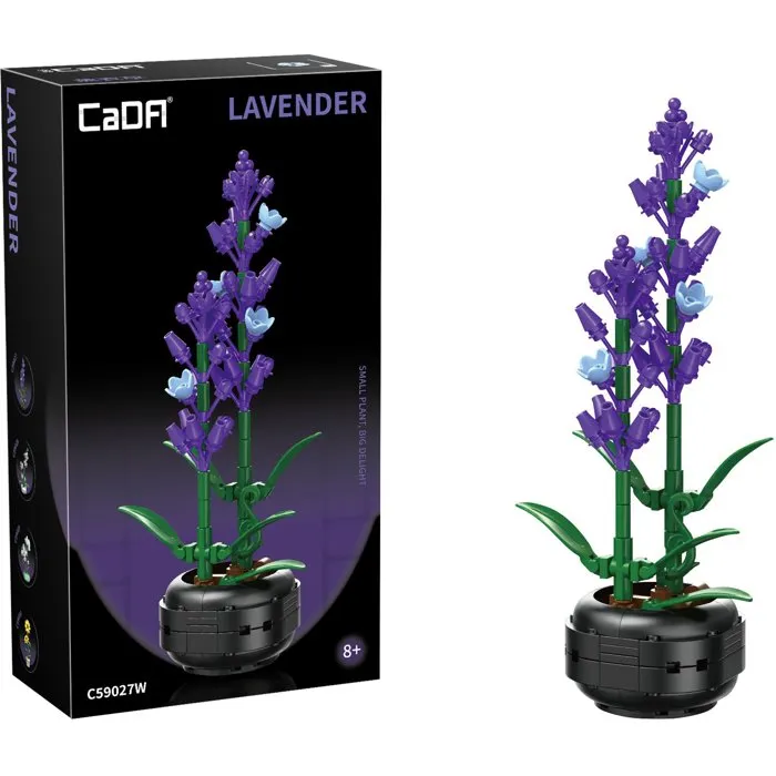 CADA Artist Set de construcción Planta de lavanda 205 piezas para mayores de 8 años CADA Artist Set de construcción Planta de lavanda 205 piezas para mayores de 8 años