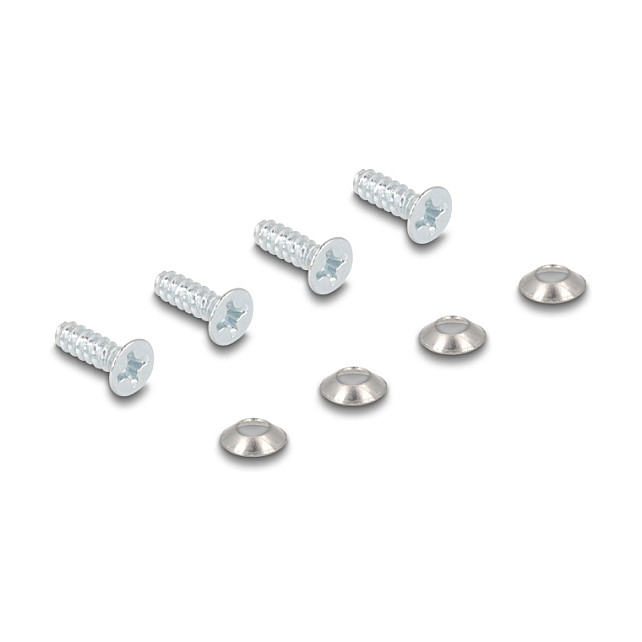 DeLOCK Conector empotrable RJ45 tipo D Cat.6A STP IP66 Plata