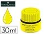 Faber Castell 1549 Bote Tinta Rotulador Textliner Recambio Recarga Amarillo Superfluorescente Base Agua 30 ml