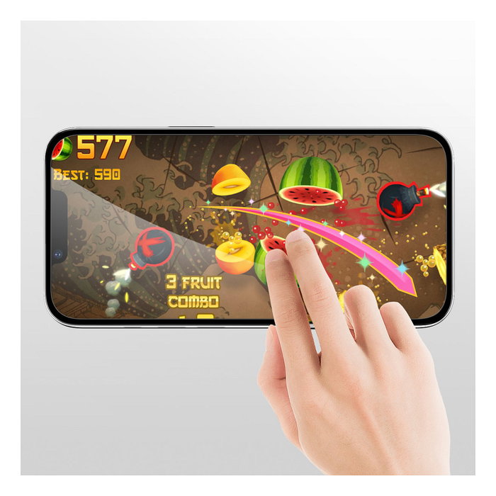 4smarts 541364 Protector de Pantalla de Privacidad Vidrio Templado para iPhone SE (4.ª Gen.) Resistente a Impactos y Rayones Transparente