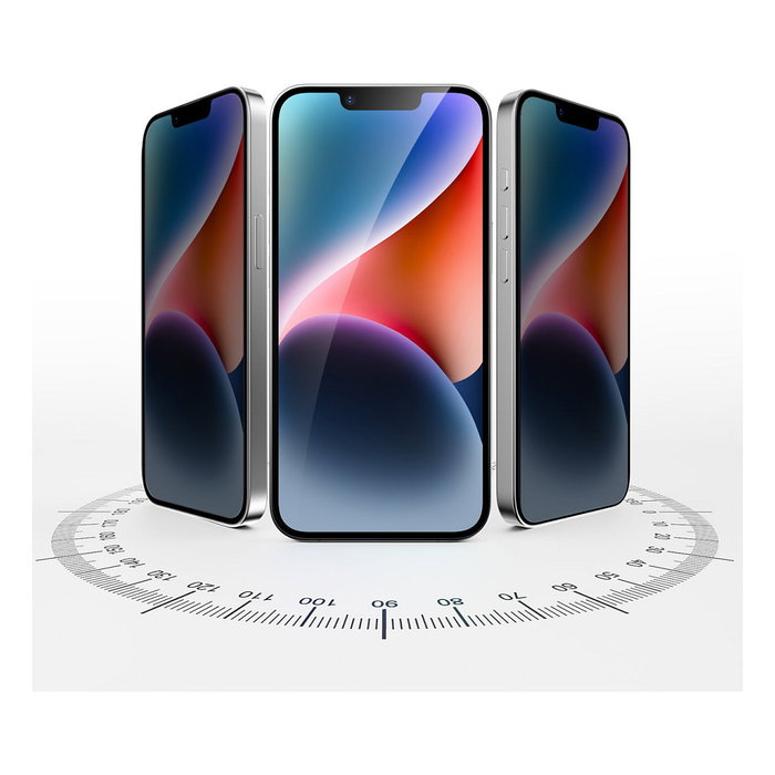 4smarts 541364 Protector de Pantalla de Privacidad Vidrio Templado para iPhone SE (4.ª Gen.) Resistente a Impactos y Rayones Transparente