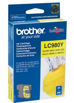 Brother LC980Y Cartucho de Tinta Amarillo