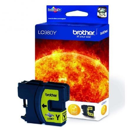 Brother LC980Y Cartucho de Tinta Amarillo