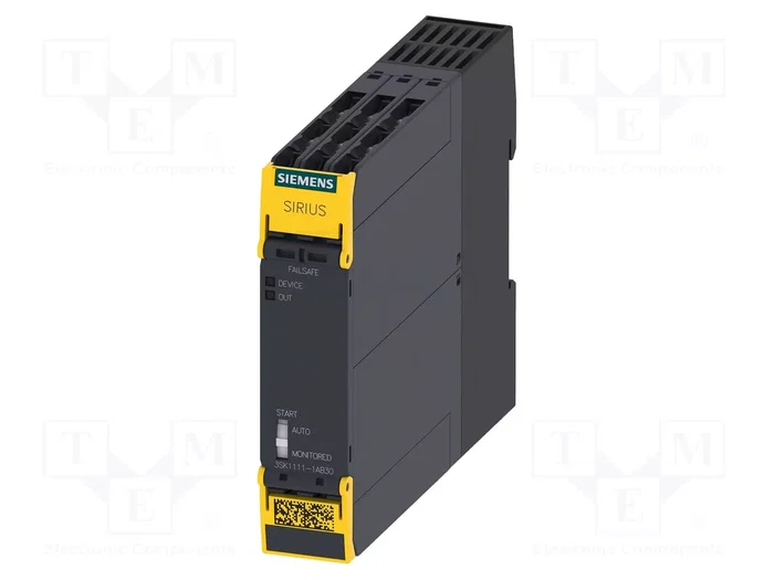 Siemens 3SK11111AB30 SIRIUS Dispositivo de conmutación de seguridad para circuitos de habilitación estándar 3