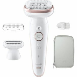 Braun Silk-épil 9-030 SensoSmart Depiladora Eléctrica Blanco / Rosa