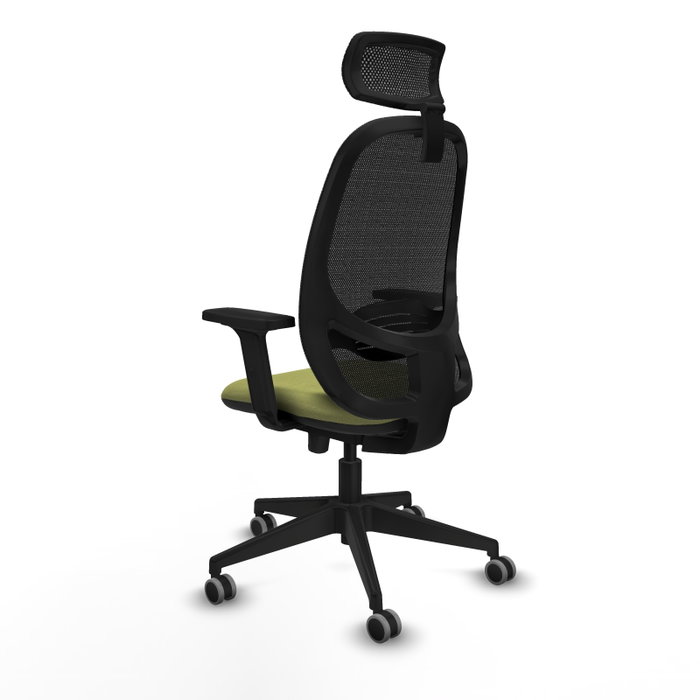 PIQUERAS Y CRESPO Silla de oficina Cilanco Verde oliva con mecanismo Sincro/Traslack PIQUERAS Y CRESPO Silla de oficina Cilanco Verde oliva con mecanismo Sincro/Traslack