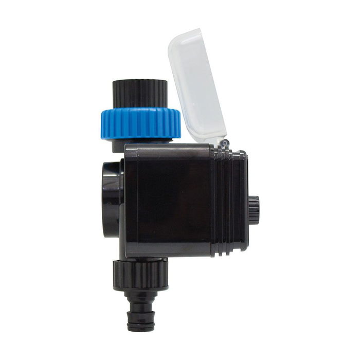 Aqua Control Programador de Grifo Doble Salida C5005, Permite Dos Zonas de Riego con Programación Independiente, Retraso de Tiempo, 1-72h Riego