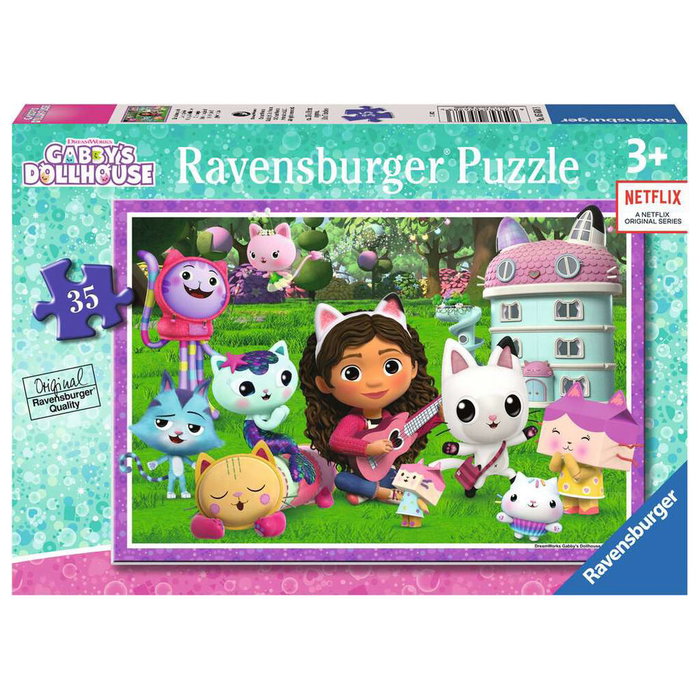 RAVENSBURGER Puzzle La Casa de Muñecas de Gabby 35pzs