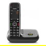 Gigaset E720A Teléfono DECT/Analógico Inalámbrico con Identificador de Llamadas y SMS, Negro, Ideal para Mayores
