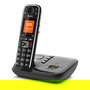 Gigaset E720A Teléfono DECT/Analógico Inalámbrico con Identificador de Llamadas y SMS, Negro, Ideal para Mayores