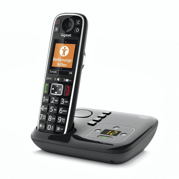 Gigaset E720A Teléfono DECT/analógico Negro