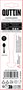 Quttin Set de 6 Cucharas de Postre Antártica 1.5mm