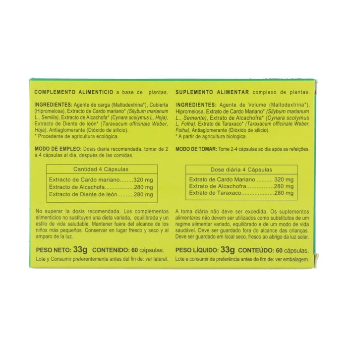 Integralia Cardo Mariano Forte Eco 60 Cápsulas Integralia Cardo Mariano Forte Eco 60 Cápsulas