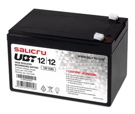 Salicru Batería para SAI/UPS 12V 12Ah AGM VRLA, UBT 12/12, Compatible con SLC Cube3 Cube STR Cube3+ Adapt