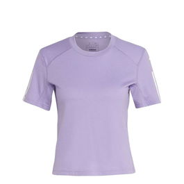 Camiseta de Manga Corta Mujer Adidas Essentials Ciruela Lila