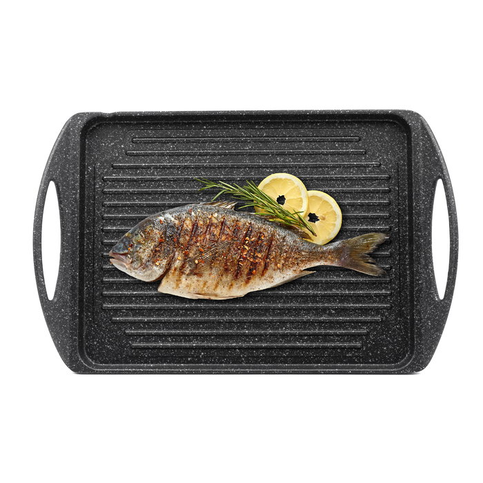 Quttin Parrilla Rectangular Grill 45 x 27 x 4.5 cm (6 Unidades)