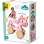 Ses Creative Unicornio de madera 2 en 1 rosa para empujar y tirar
