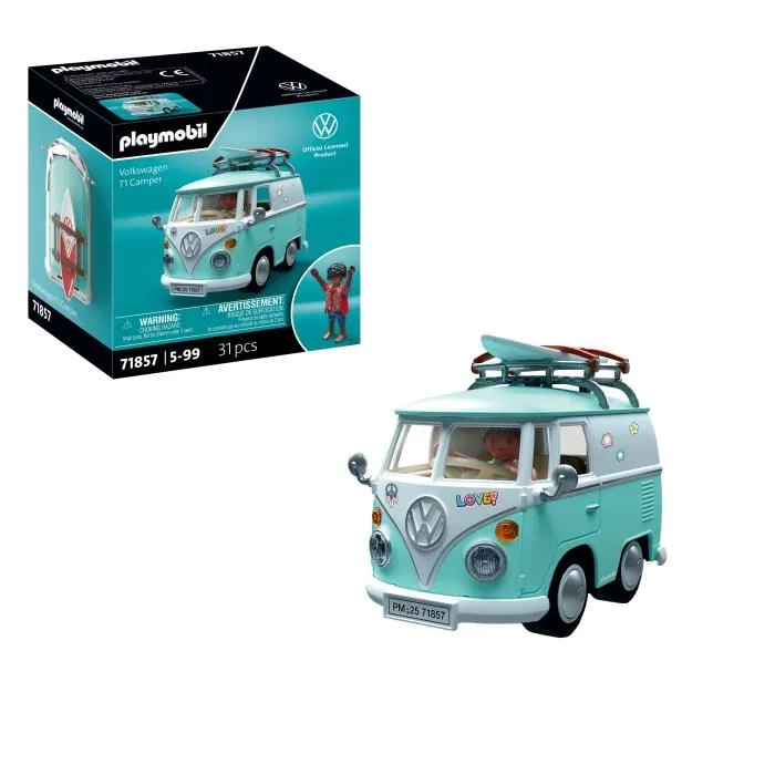 Playmobil Volkswagen T1 Camper 71857 - Playmobil Coches icónicos