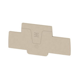Weidmueller AEP 2T 2.5 Abschlussplatte beige
