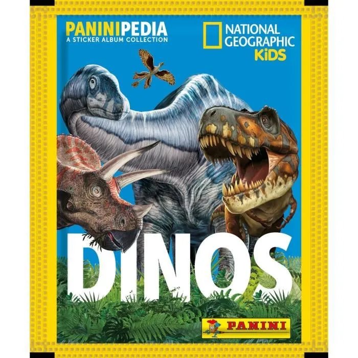 Tarjetas coleccionables - PANINI - DINOS NATIONAL GEOGRAPHIC KIDS - PANINIPEDIA - Blister 7 bolsillos Tarjetas coleccionables - PANINI - DINOS NATIONAL GEOGRAPHIC KIDS - PANINIPEDIA - Blister 7 bolsillos