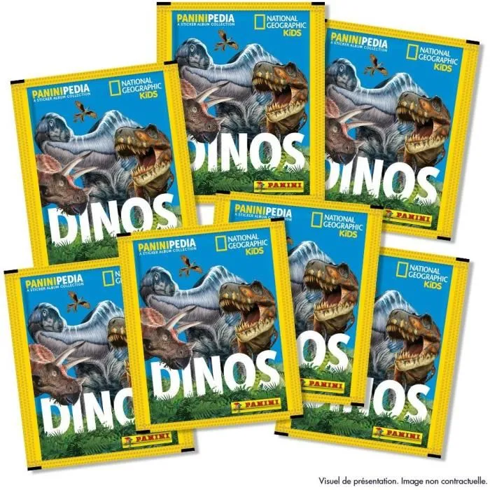 Tarjetas coleccionables - PANINI - DINOS NATIONAL GEOGRAPHIC KIDS - PANINIPEDIA - Blister 7 bolsillos Tarjetas coleccionables - PANINI - DINOS NATIONAL GEOGRAPHIC KIDS - PANINIPEDIA - Blister 7 bolsillos
