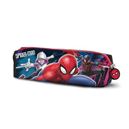 Marvel Spiderman Estuche Portatodo Cuadrado Spiderman Azul 7 x 21 x 5,5 cm