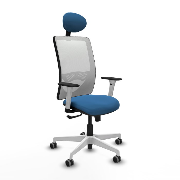 PIQUERAS Y CRESPO Silla de oficina Zulema Azul claro y Blanco PIQUERAS Y CRESPO Silla de oficina Zulema Azul claro y Blanco