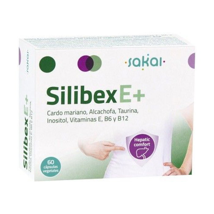 SAKAI Silibex E+ Confort Hepático 60 cápsulas