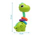 KioKids Mordedor Musical Dinosaurio Giratorio 360 con Melodías para Bebés +3 Meses Verde
