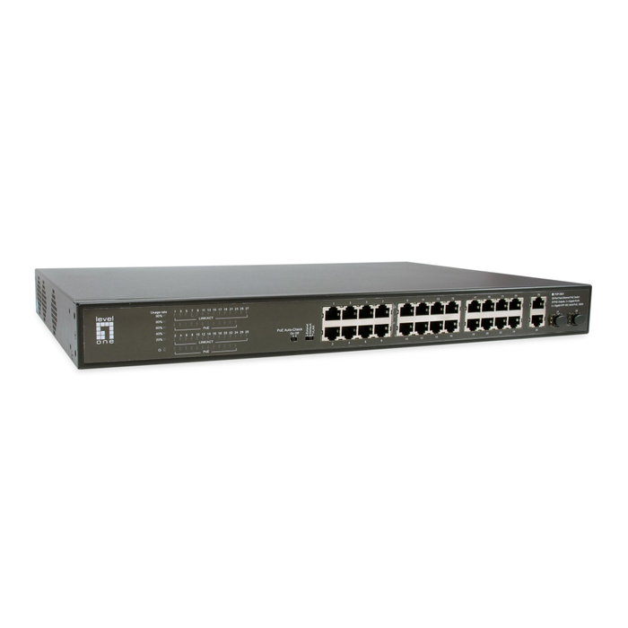 LevelOne FGP-2831 Switch 28 puertos Fast Ethernet PoE+ 390W LevelOne FGP-2831 Switch 28 puertos Fast Ethernet PoE+ 390W