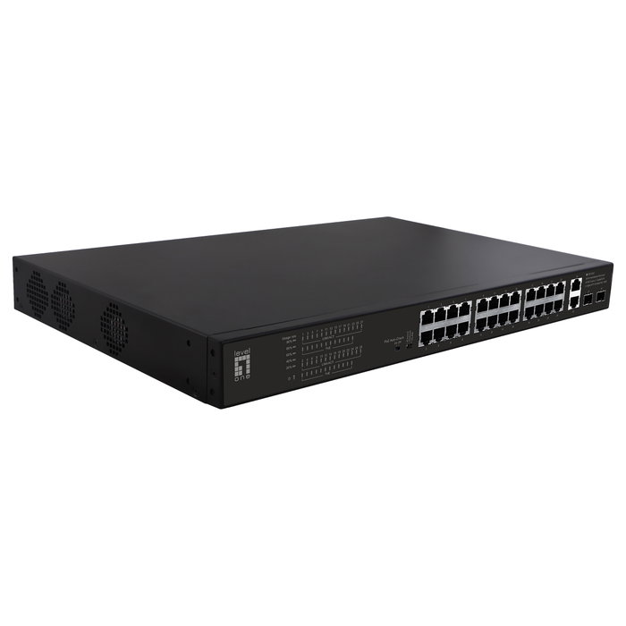 LevelOne FGP-2831 Switch 28 puertos Fast Ethernet PoE+ 390W LevelOne FGP-2831 Switch 28 puertos Fast Ethernet PoE+ 390W