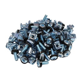 GoodConnections Alcasa GC-N0049 Kit de tornillos M6, longitud 20 mm, color plata, 50 piezas por paquete
