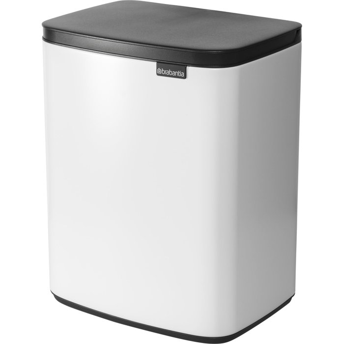 Brabantia BO Cubo de Basura 12 Litros Blanco Brabantia BO Cubo de Basura 12 Litros Blanco