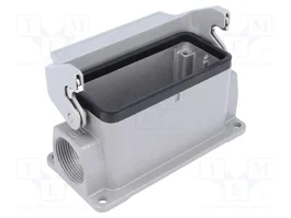 HARTING Carcasa para conectores HDC tamaño 16B para panel Han PG21