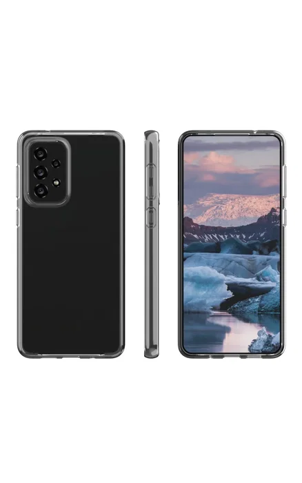 Dbramante1928 Funda para Samsung Galaxy A03, Transparente, Protectora Resistente a Impactos, Plástico Reciclado