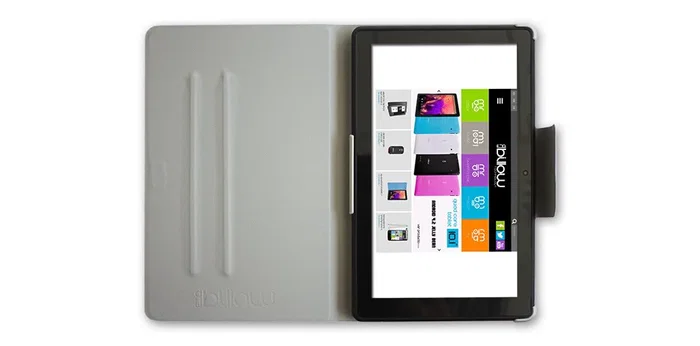 Billow TCX100P Funda Folio para Tablet X100 10.1" - Púrpura con Atril Incorporado, Protección Resistente a Golpes y Salpicaduras