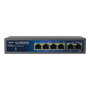ALLNET ALL-SG8206PDM Switch Gestionado Gigabit Ethernet PoE 6 Puertos Montaje Pared/Escritorio