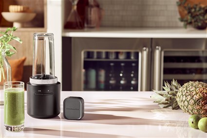 Kitchenaid 5KSBR256BM Batidora Compacta Inalámbrica con Batería Go, Negro Mate