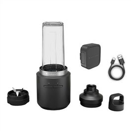Kitchenaid 5KSBR256BM Batidora Compacta Inalámbrica con Batería Go, Negro Mate