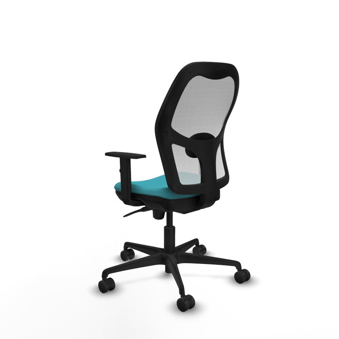 PIQUERAS Y CRESPO Silla de oficina Jorquera Turquesa y Blanco