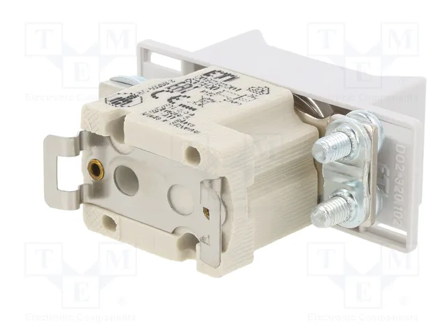 ETI POLAM Base de fusible D02 para raíl DIN 63A 400VAC 1 polo