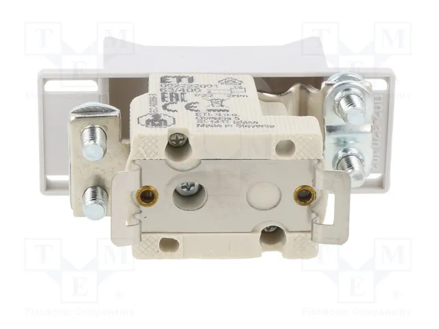 ETI POLAM Base de fusible D02 para raíl DIN 63A 400VAC 1 polo