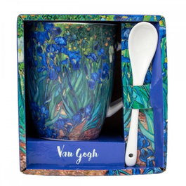 Enesco Taza con Cuchara Los Lirios Van Gogh