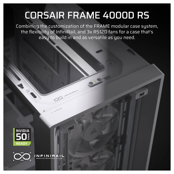 Corsair FRAME 4000D RS Blanco